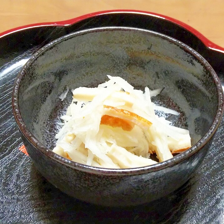 大根とちくわの酢の物